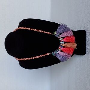 SJO Jewelry Crystal Tassel Necklace  NWT